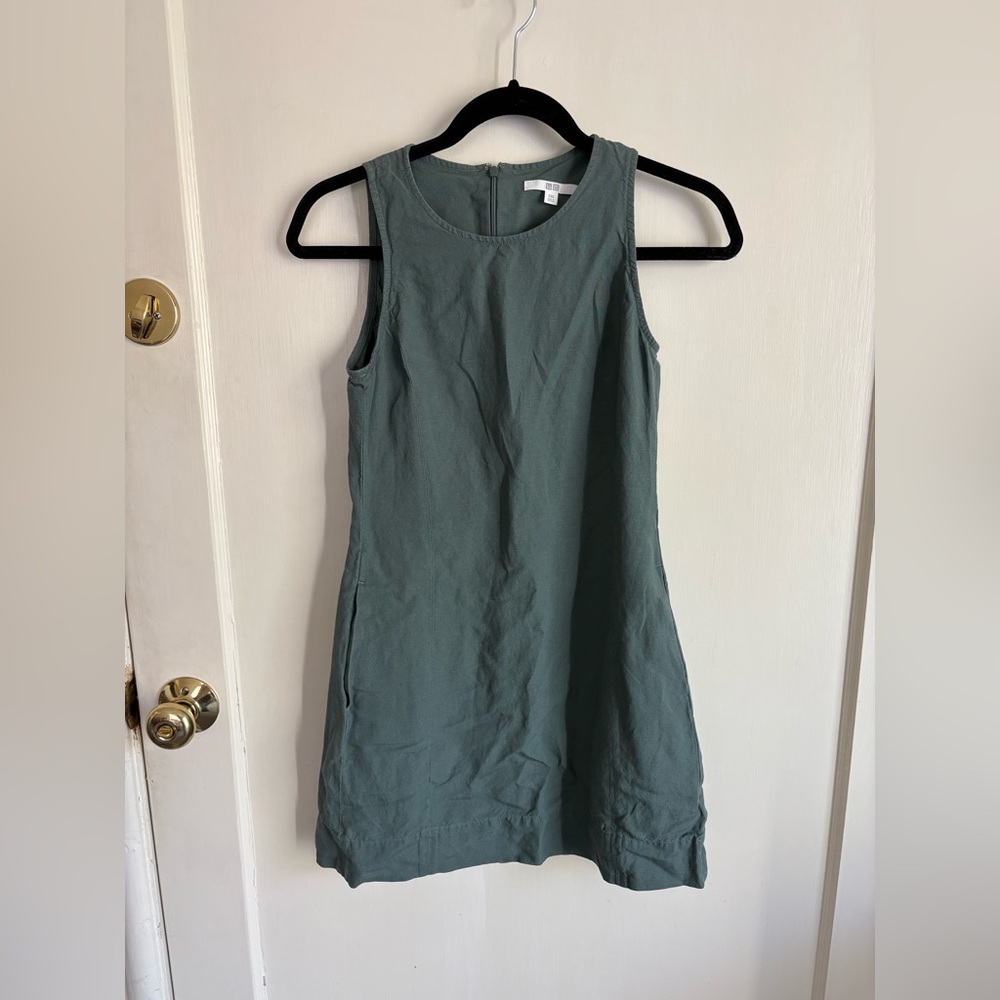 Uniqlo Green Shift Dress